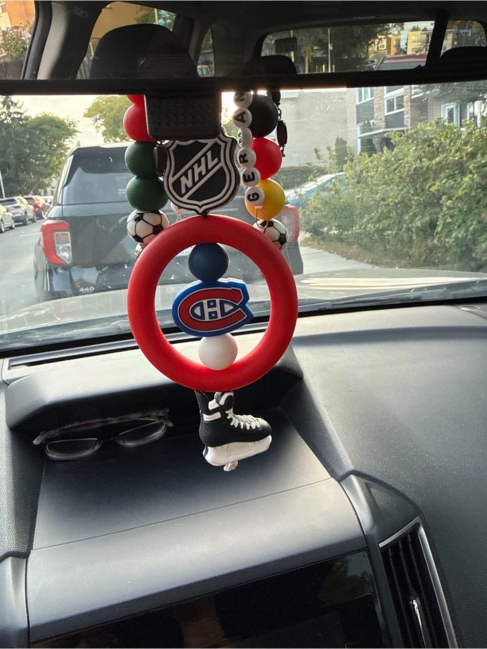 Montreal Canadiens Red Silicone Baby Teether Ring - Kids Accessory
